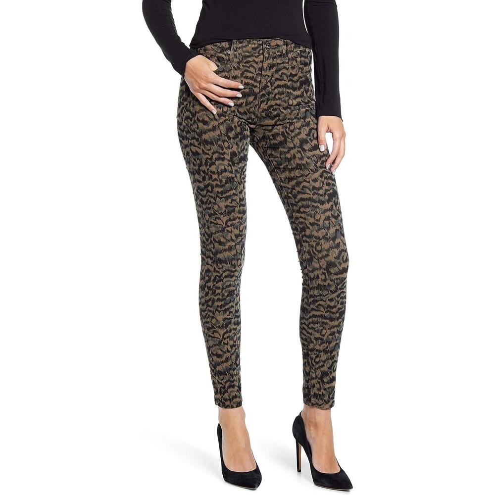 AG Adriano Goldschmied Women's Corduroy Farrah Skinny Ankle Pants Size 28R